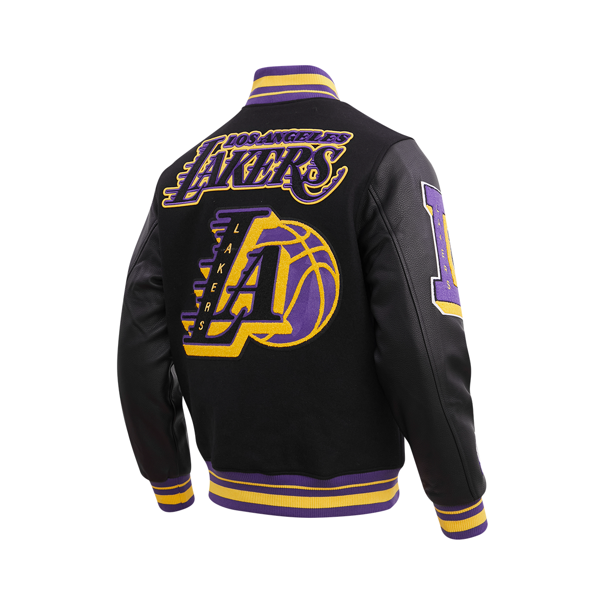 Men's LOS ANGELES LAKERS Rib Wool Varsity Jacket