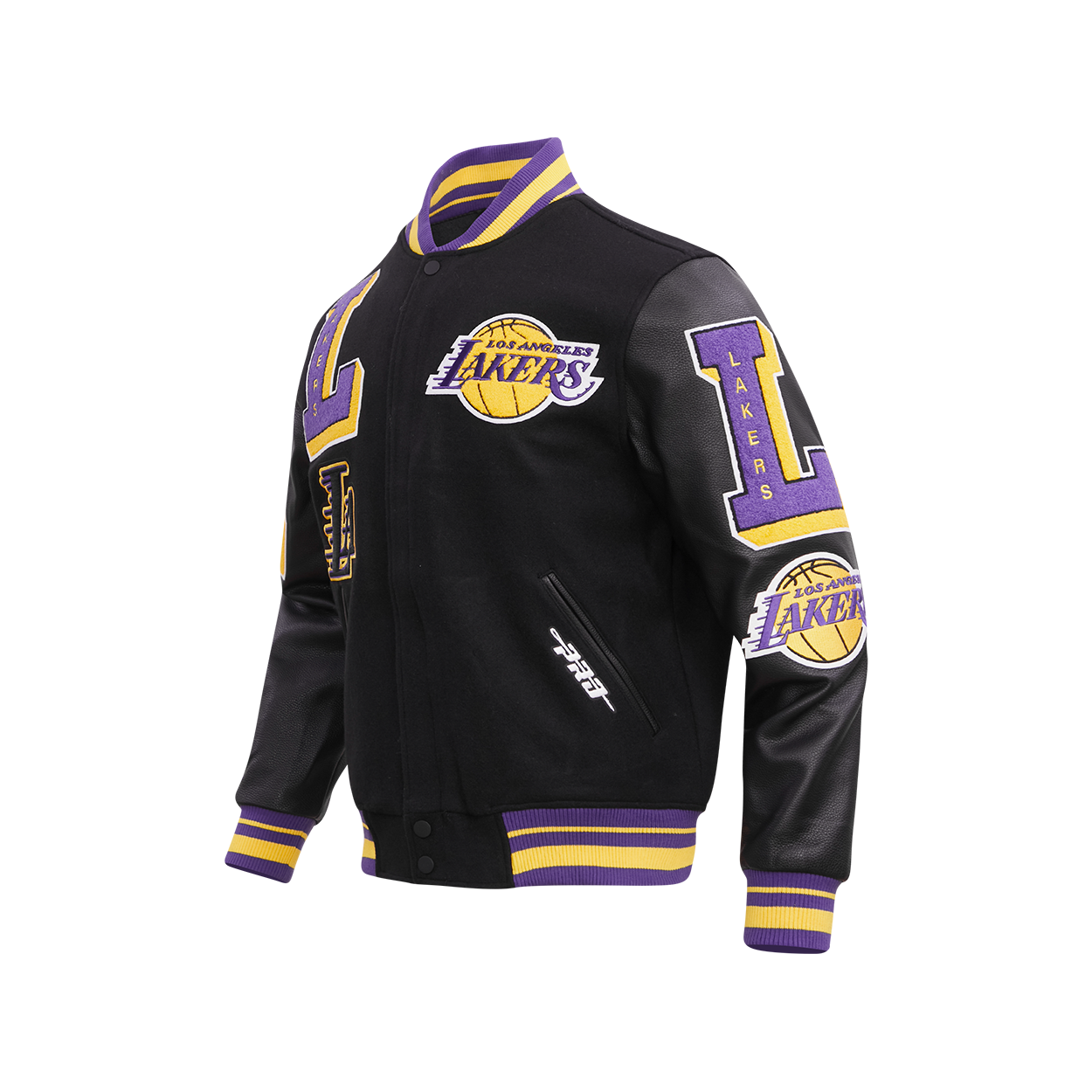 Men's LOS ANGELES LAKERS Rib Wool Varsity Jacket