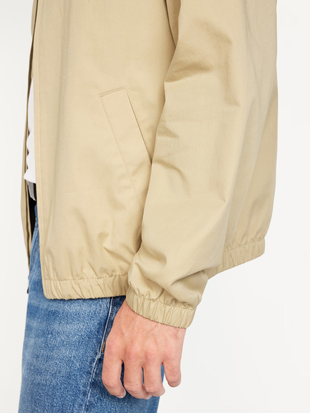 Men's Lightweight Twill Zip Light Weight Jacket