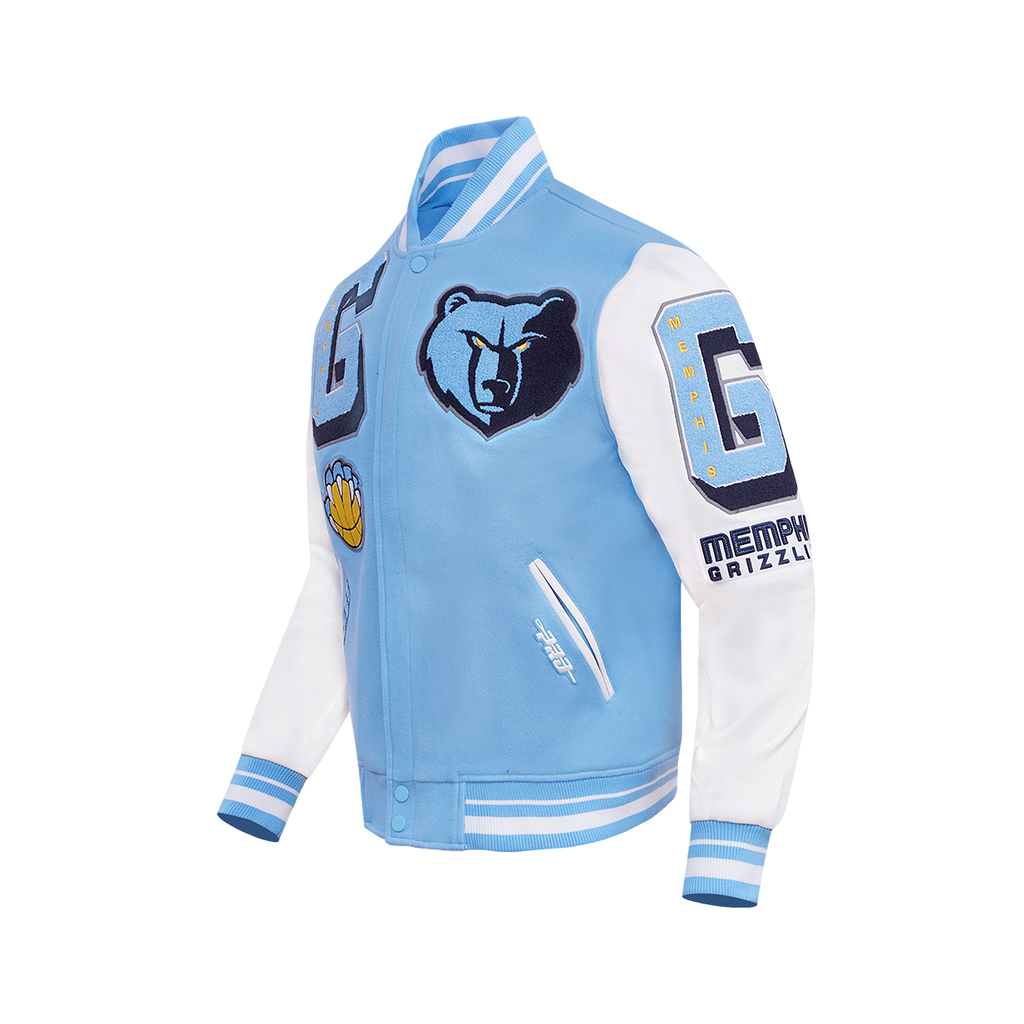 Men's MEMPHIS GRIZZLIES Rib Wool Varsity Jacket