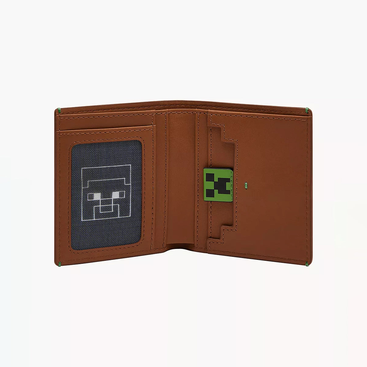 Men's Minecraft Design Leather Wallet & Card Holder