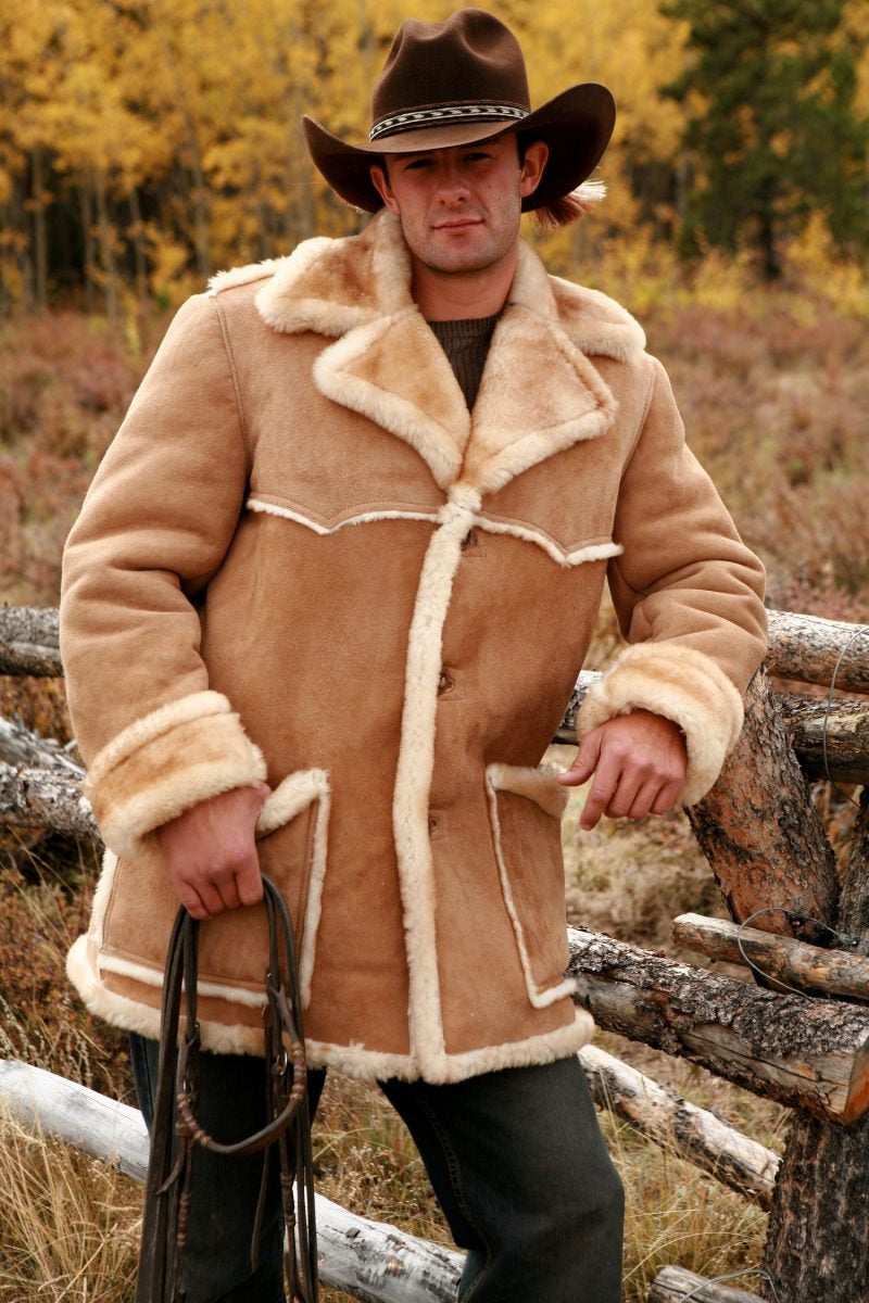 Men’s Rancher Sheepskin Shearling Coat