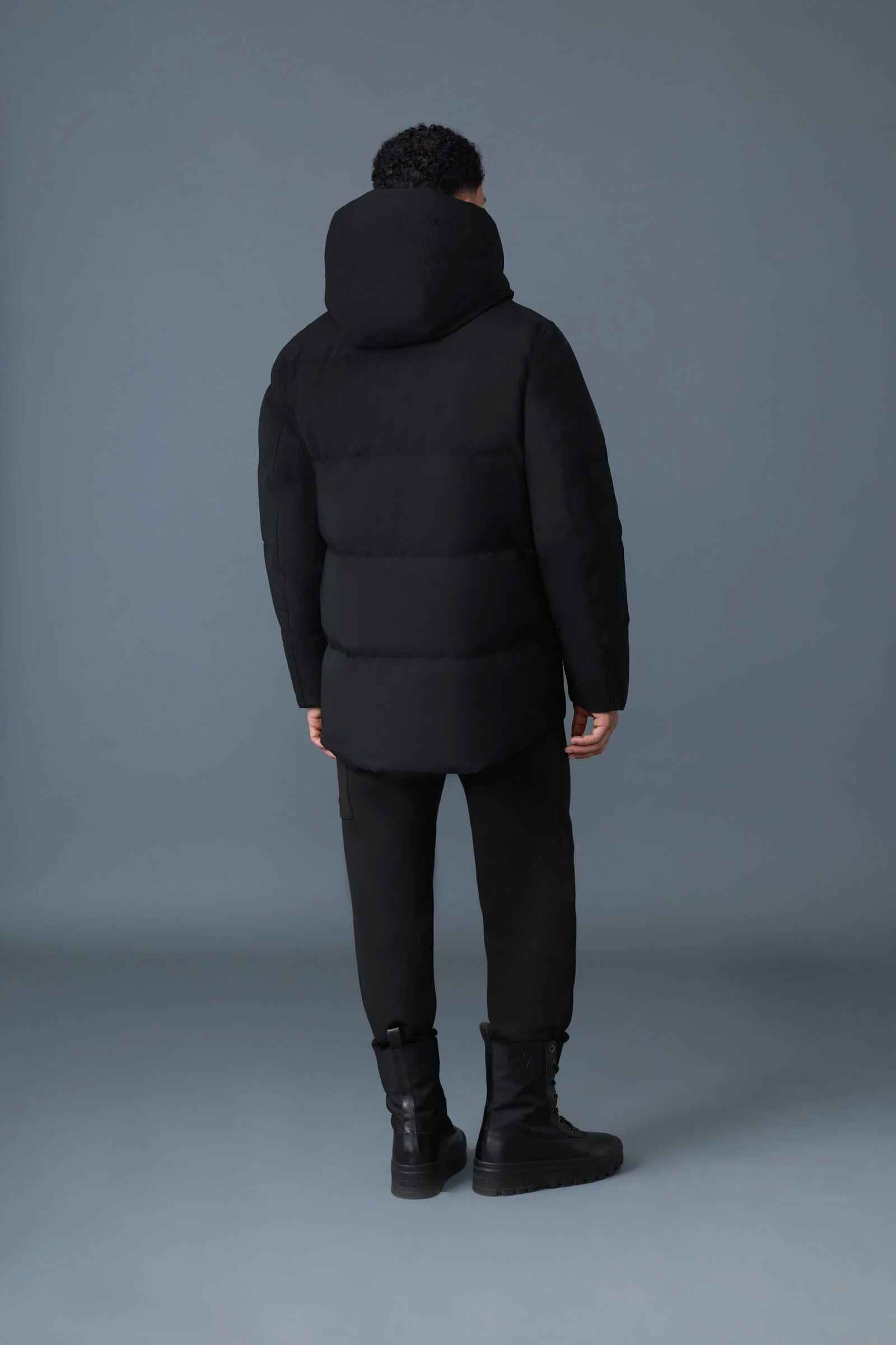 Men's Regular Fit Removable Bib Breathable Down Jacket