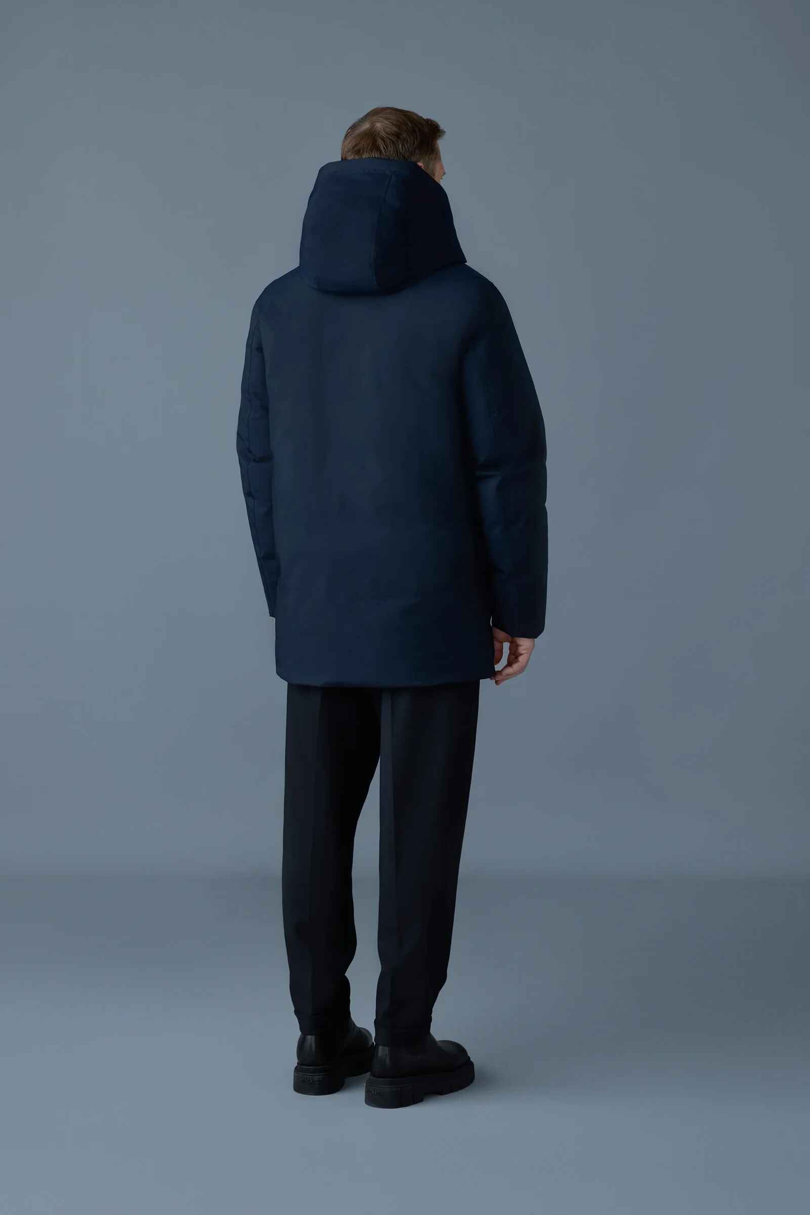 Men's Regular Fit Removable Bib Down Jacket