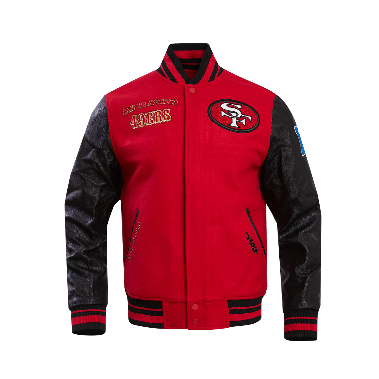 Men's SAN FRANCISCO 49ERS Rib Wool Varsity Jacket