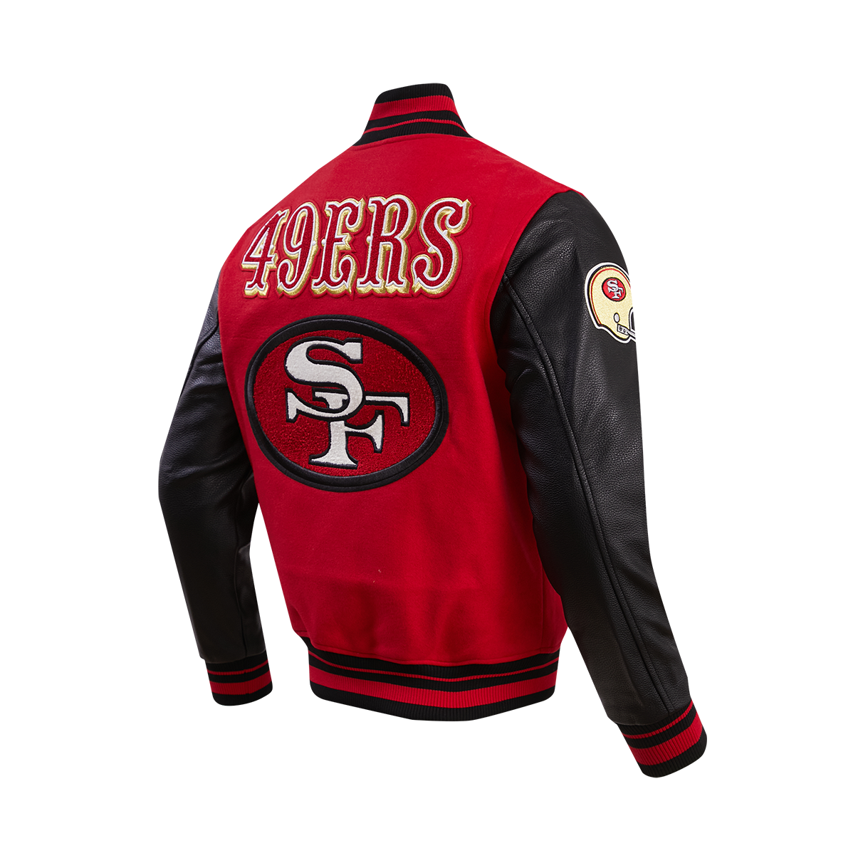 Men's SAN FRANCISCO 49ERS Rib Wool Varsity Jacket