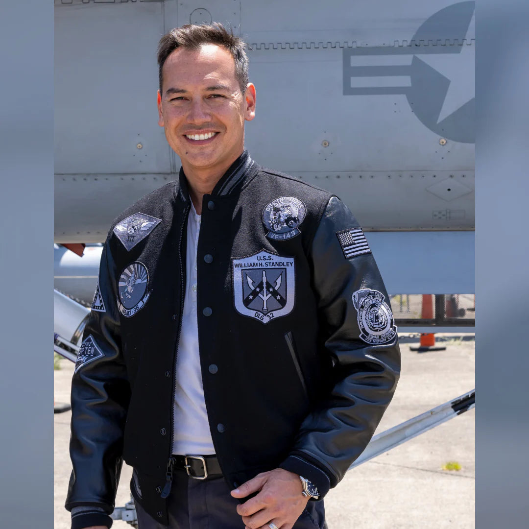 Men's Stealth Varsity Jacket