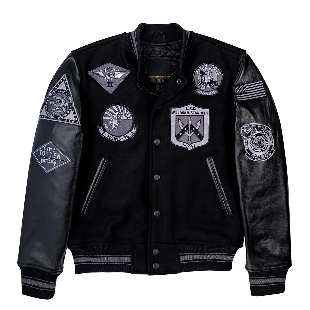 Men's Stealth Varsity Jacket