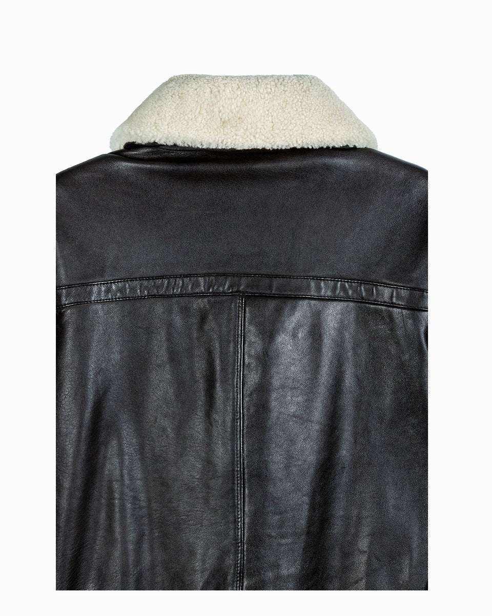 Men's TOP GUN® AVIATOR LUXURY LEATHER BOMBER