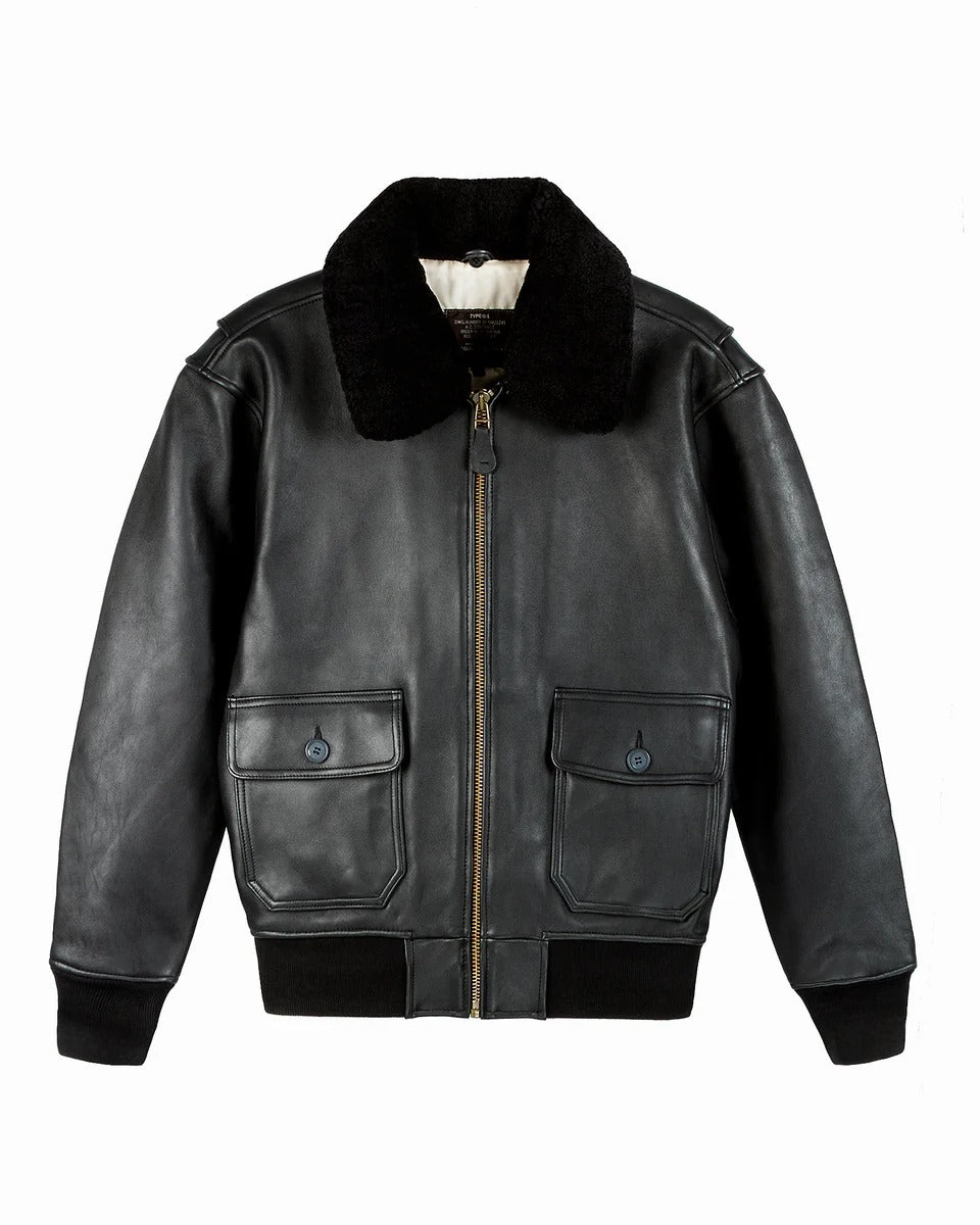 Men's TOP GUN® OFFICIAL MILITARY G-1 LEATHER JACKET