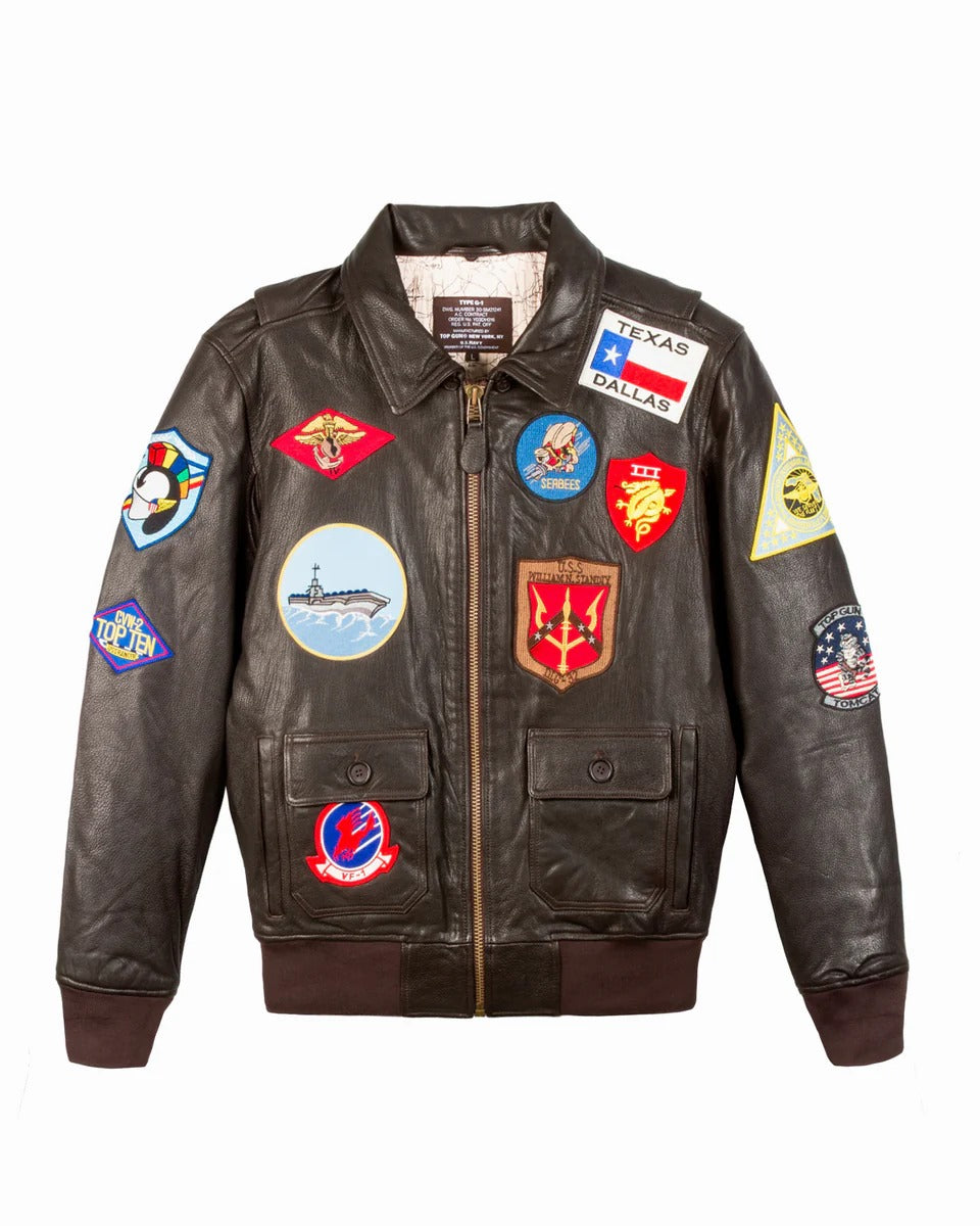 Men's TOP GUN® OFFICIAL SIGNATURE SERIES LEATHER JACKET 1.0