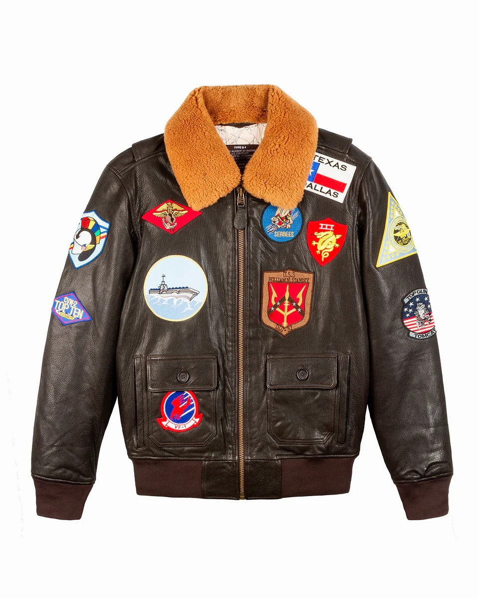 Men's TOP GUN® OFFICIAL SIGNATURE SERIES LEATHER JACKET 2.0