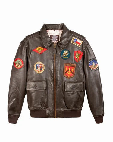 Men's TOP GUN® OFFICIAL SIGNATURE SERIES LEATHER JACKET