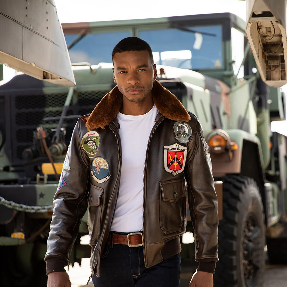 Men's Top Gun Navy G-1 Jacket