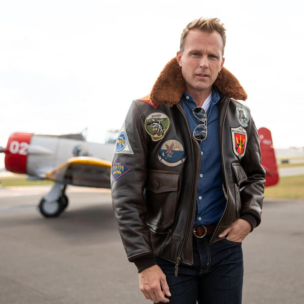 Men's Top Gun Navy G-1 Jacket