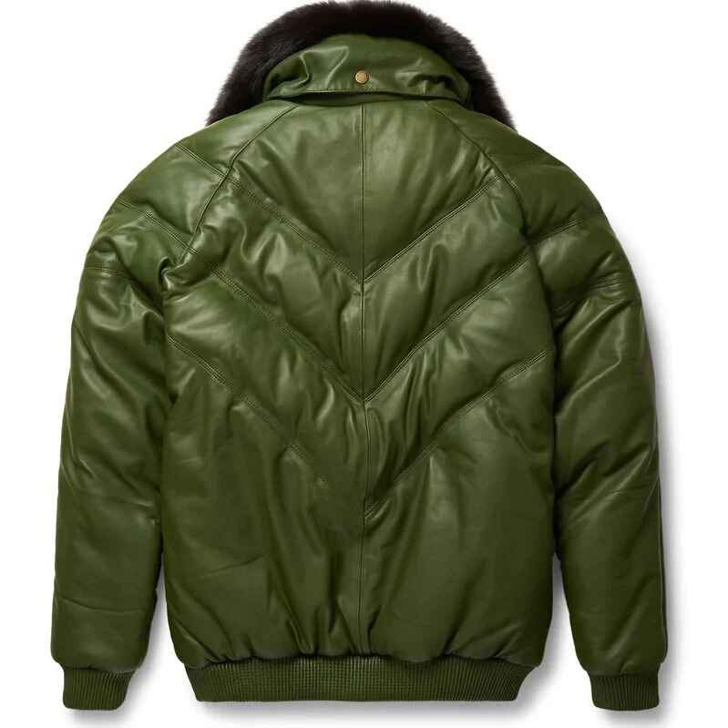 Men’s V-Bomber / Green(Black Fur)