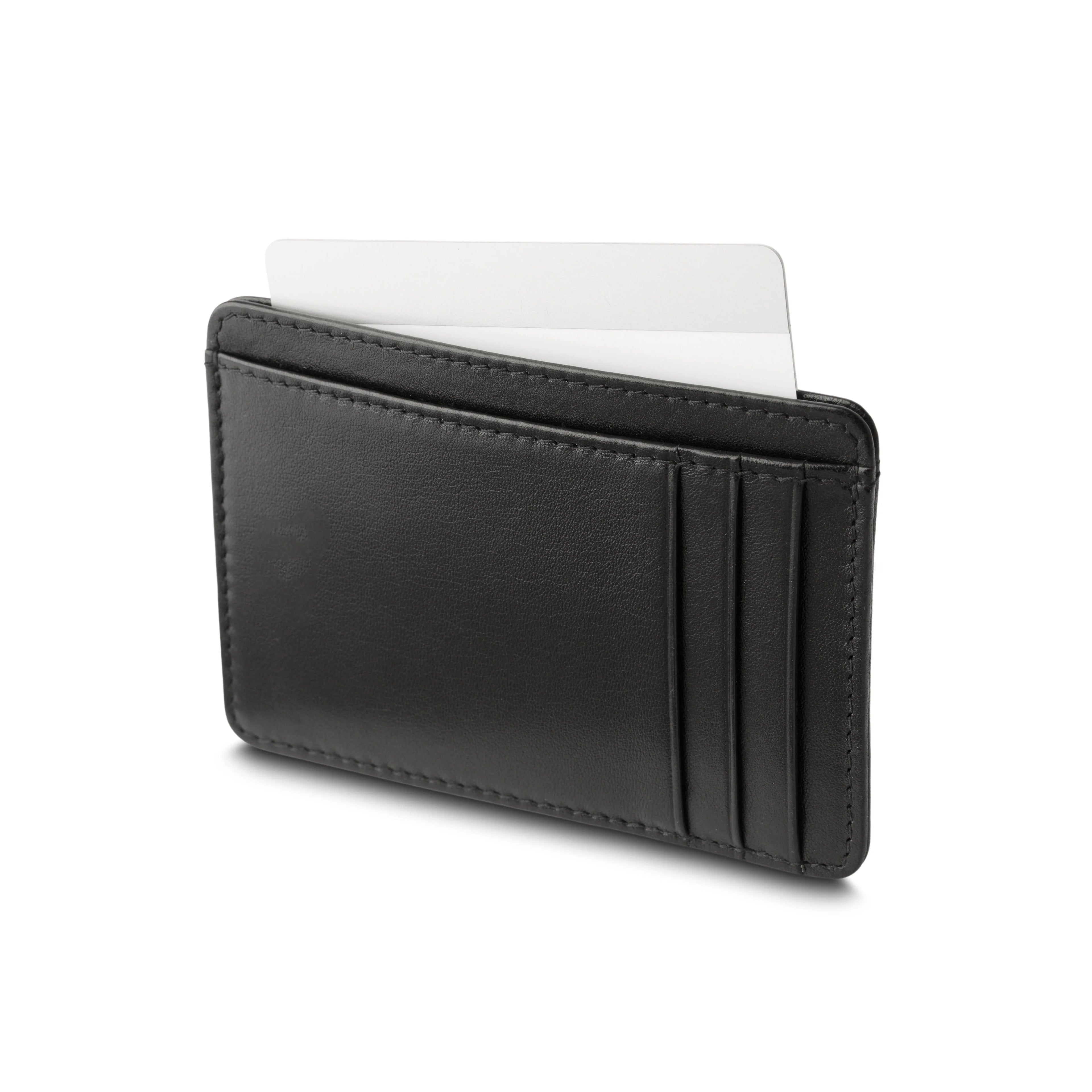 Men's Vitello 7 Pocket I.D Card Case Leather RFID
