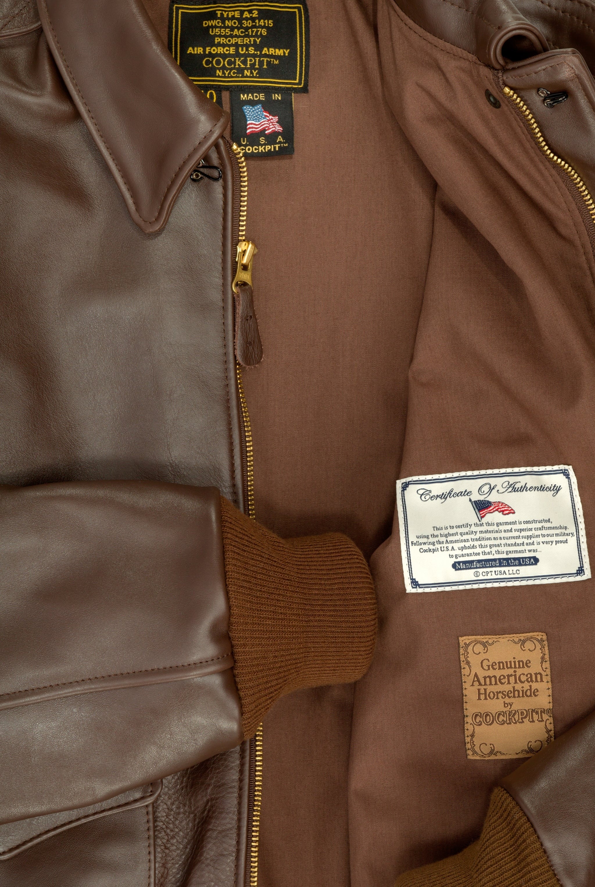 Men's WWII Government Issue A-2 Jacket (Long)