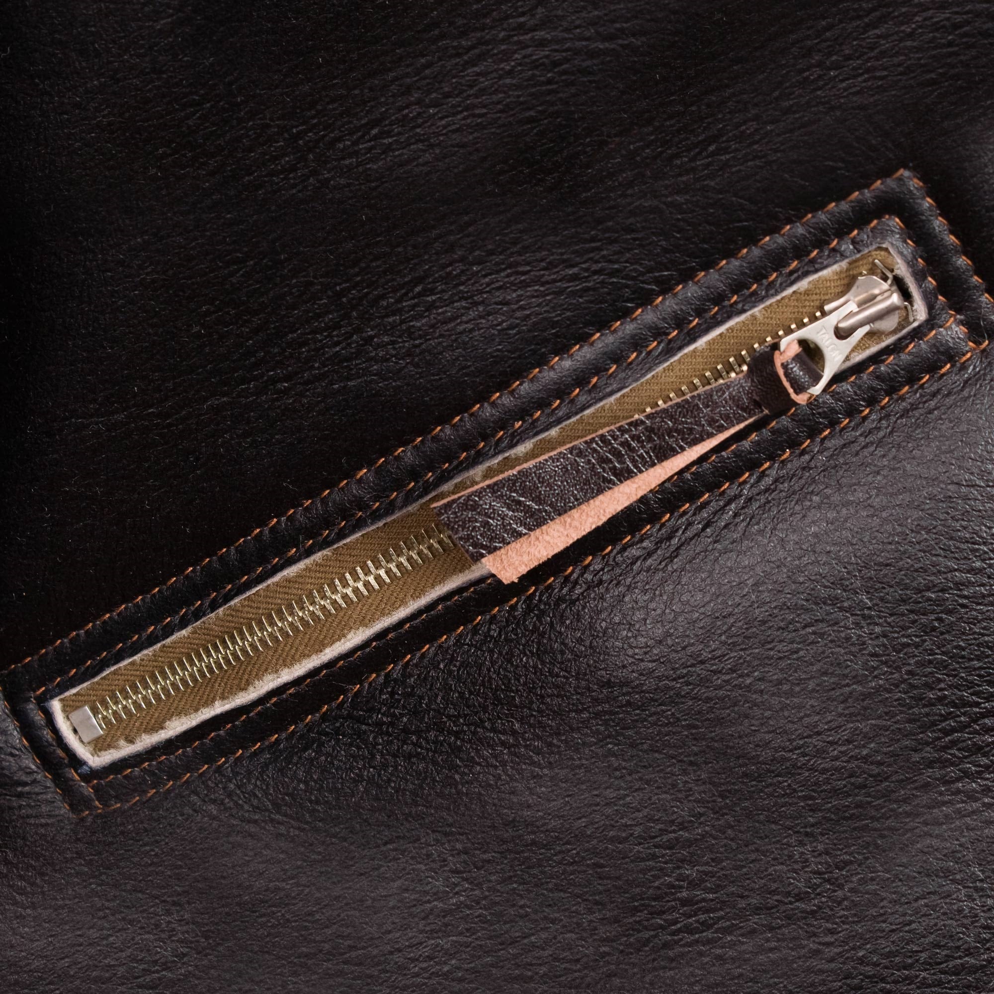 Men's Slim Fitted Fur & Shearling Leather Jacket With White Fur