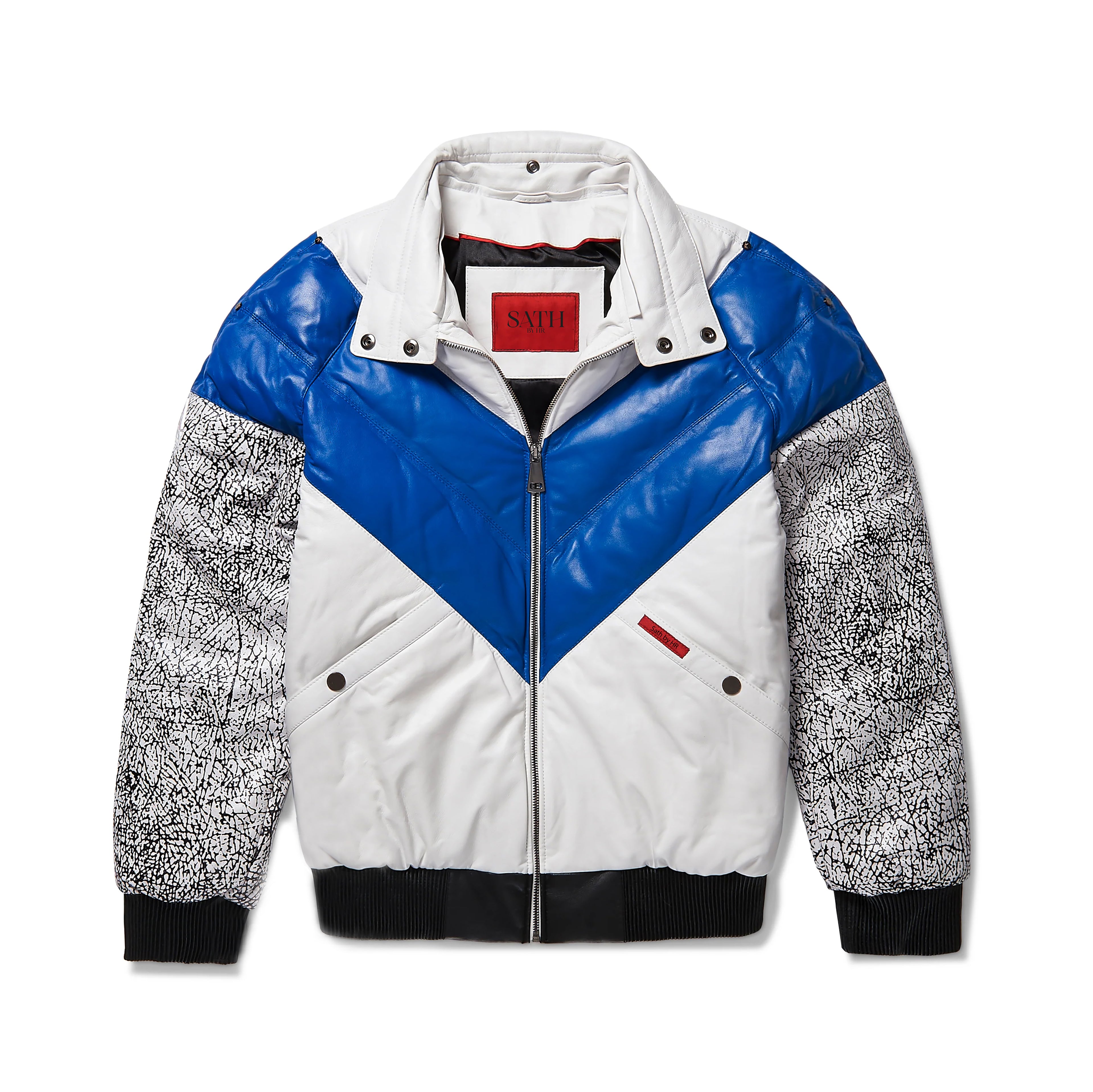 Men's V Bomber with a Chevron Bubble Jacket