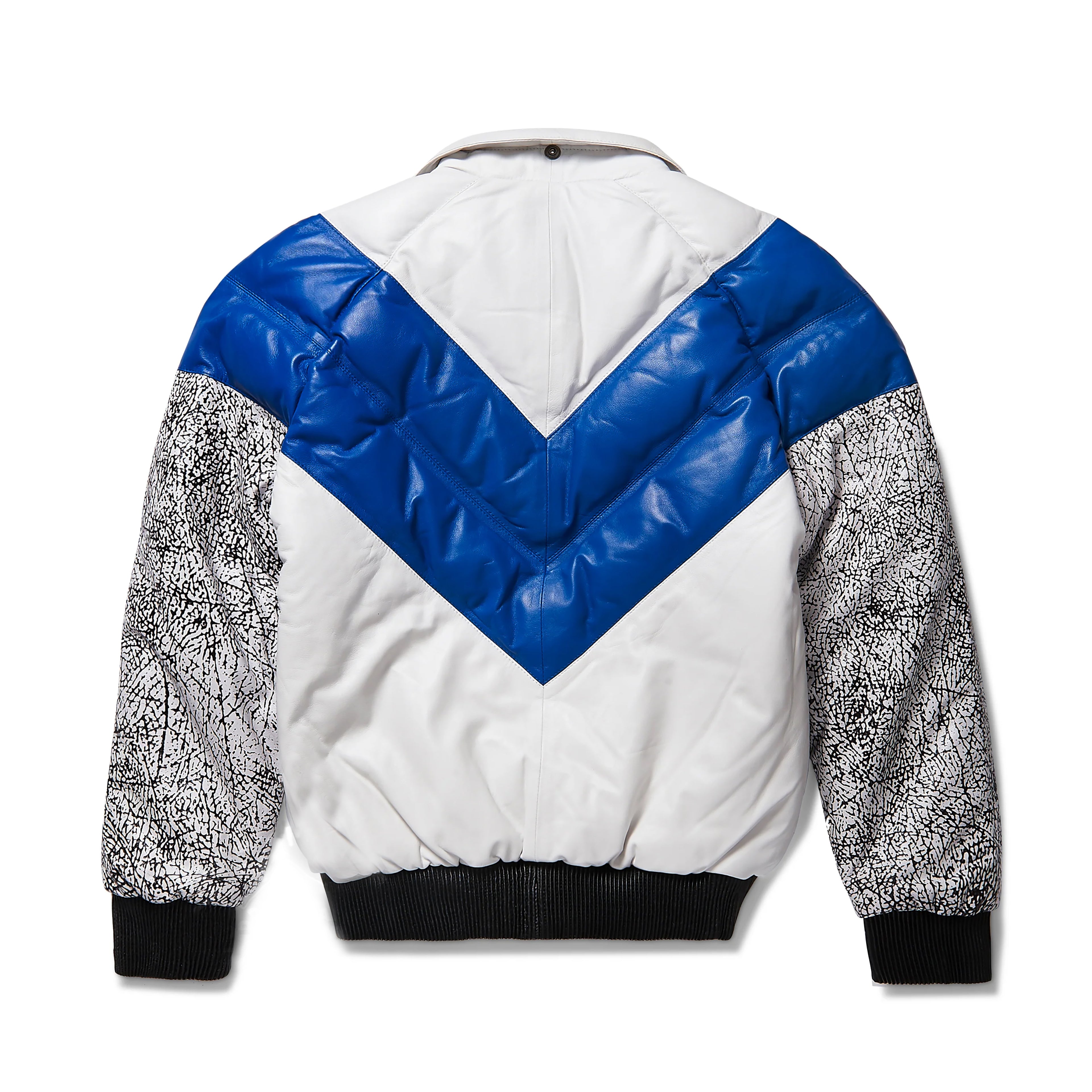 Men's V Bomber with a Chevron Bubble Jacket