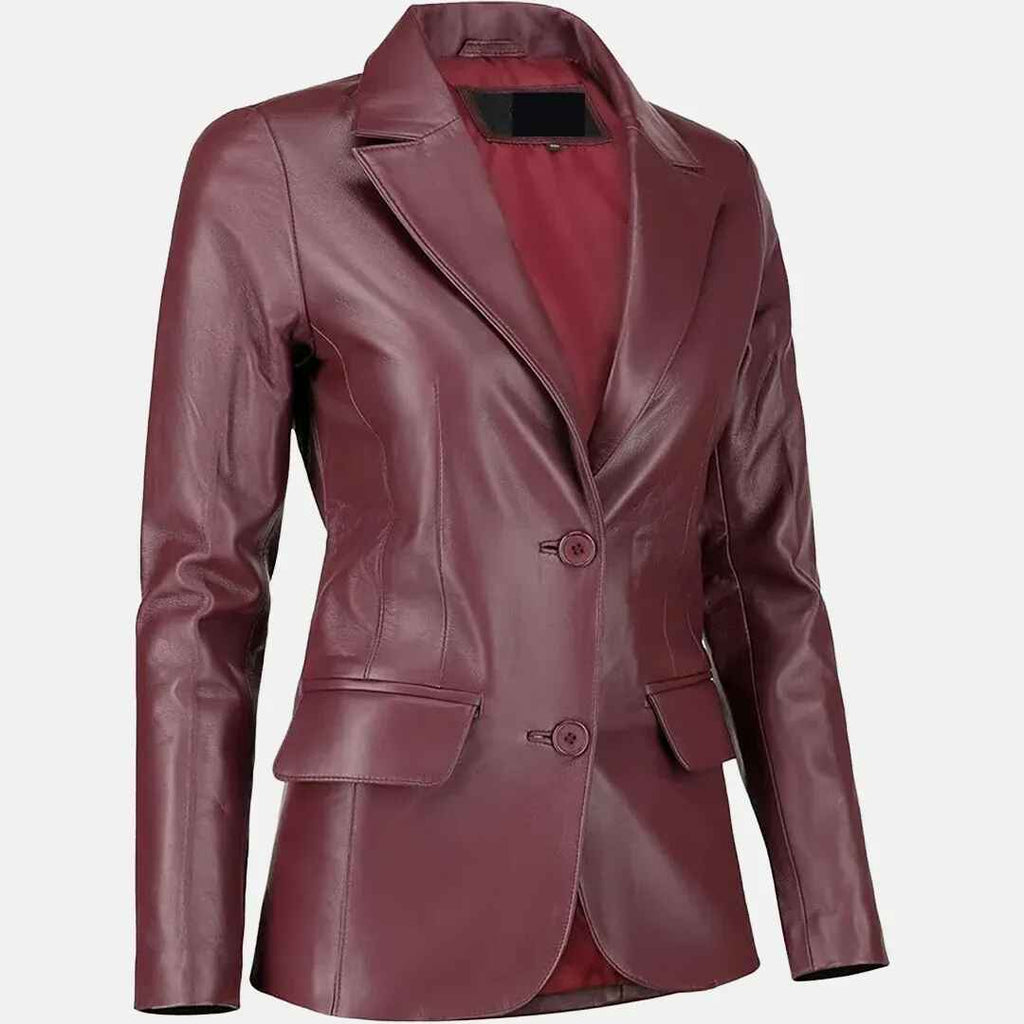 Women's Allure Leather Blazer