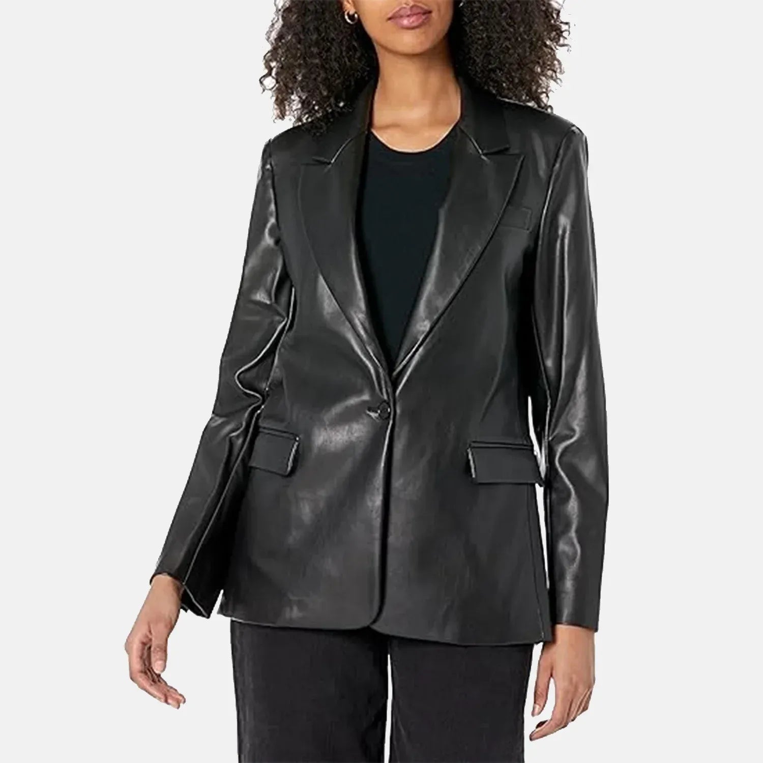 Women's Aria Aurora Leather Blazer