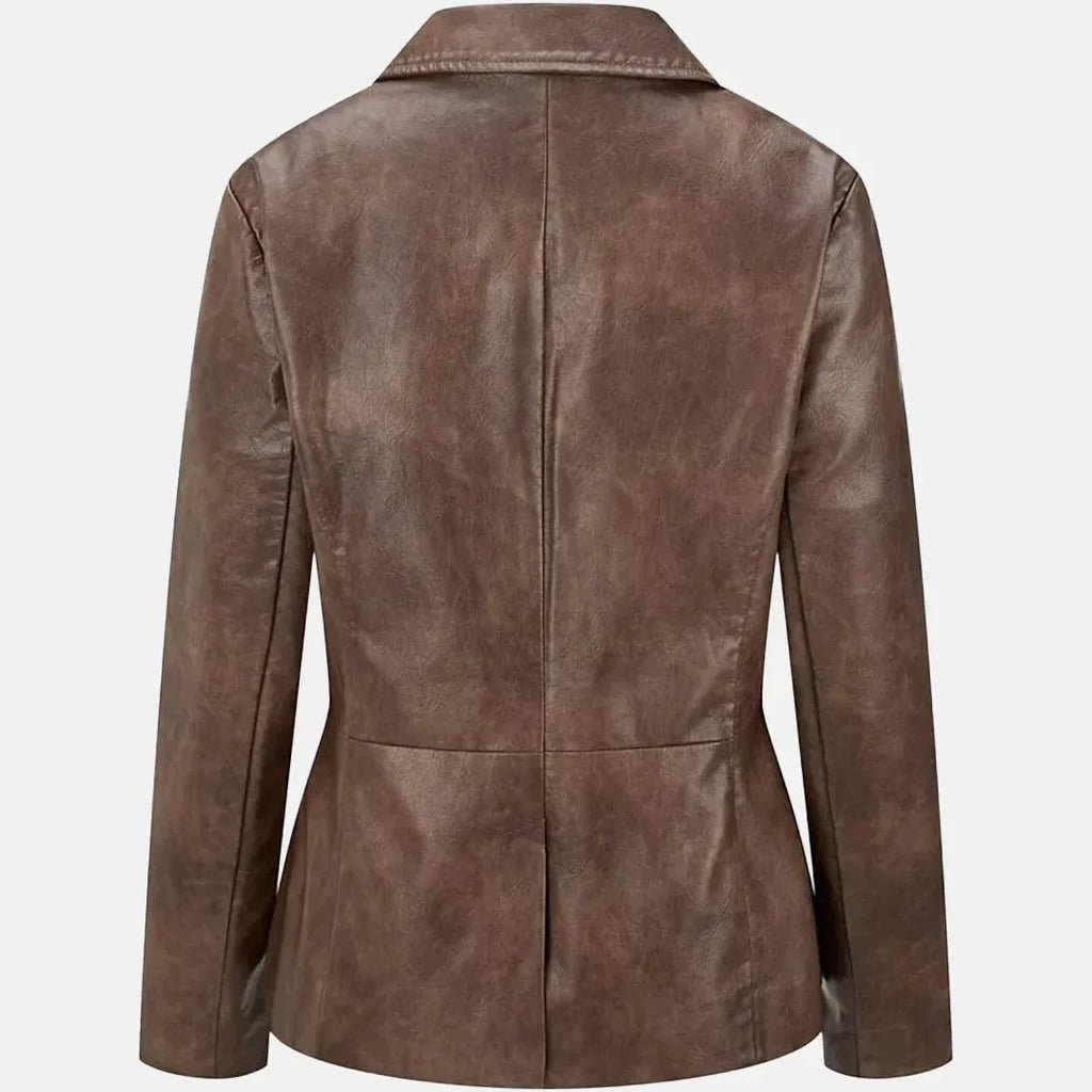 Women's Avante Garde Leather Blazer