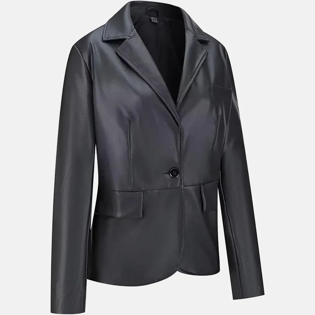 Women's Avante Garde Leather Blazer