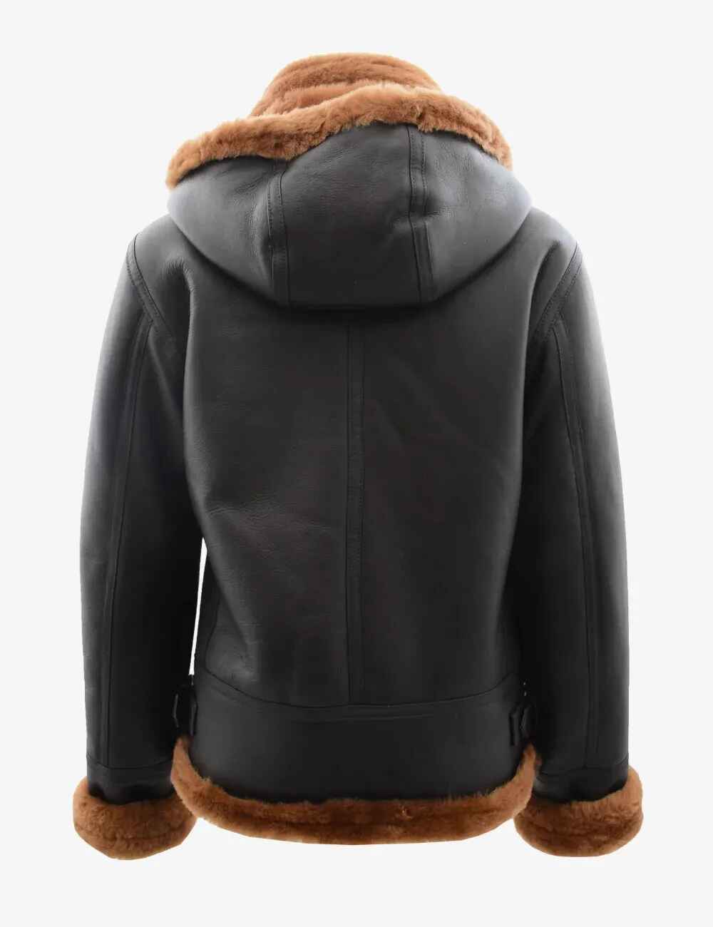 Women’s Black Amber Ridge Sheepskin Leather Shearling Jacket