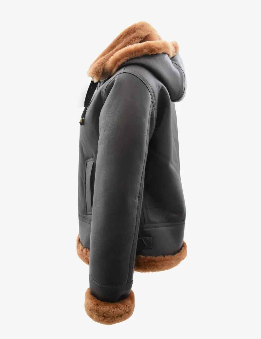 Women’s Black Amber Ridge Sheepskin Leather Shearling Jacket