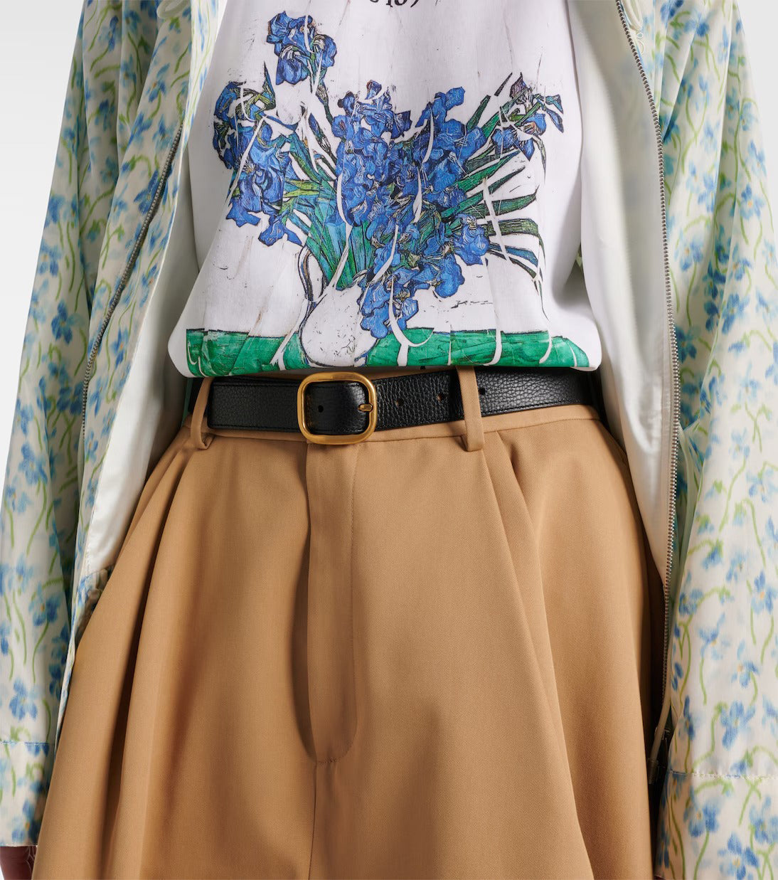 Women's Black Calfskin Leather Belt