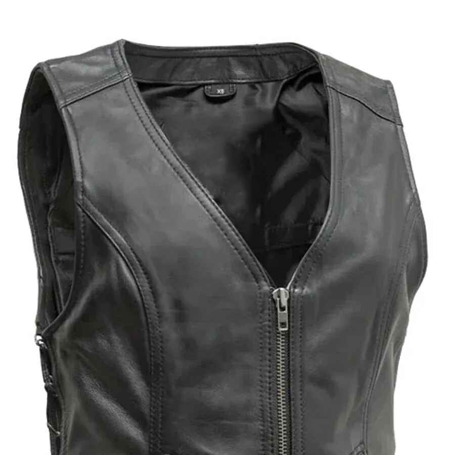 Women's Black Cindy Sheepskin Leather Jacket