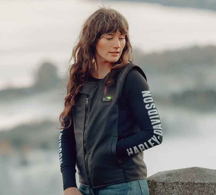 Women's Black Harley-Davidson Smart Vest