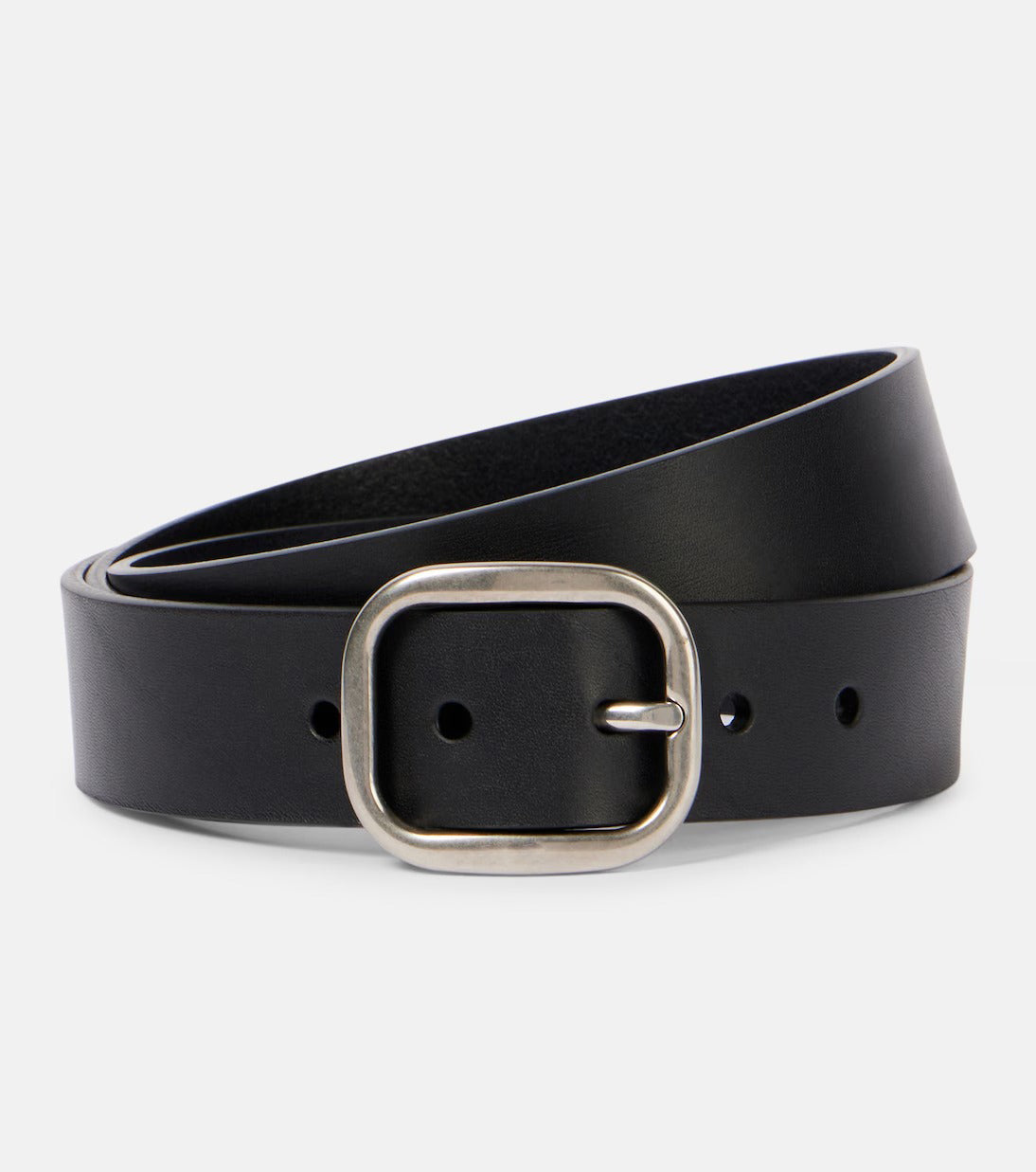 Women's Black Leather Belt