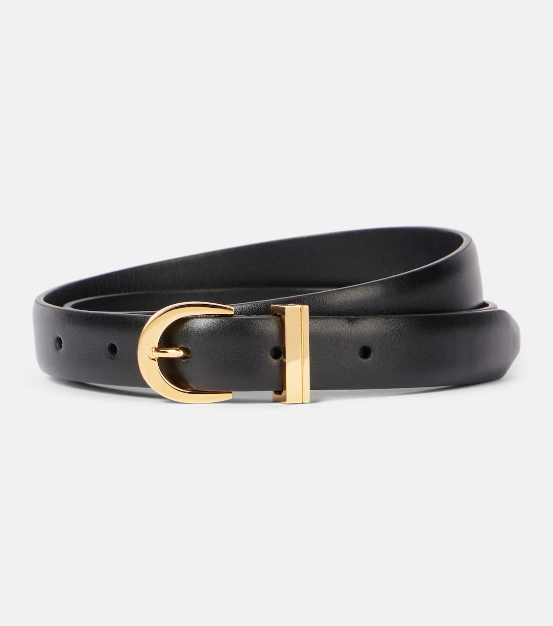 Women's Black Luna Leather Belt