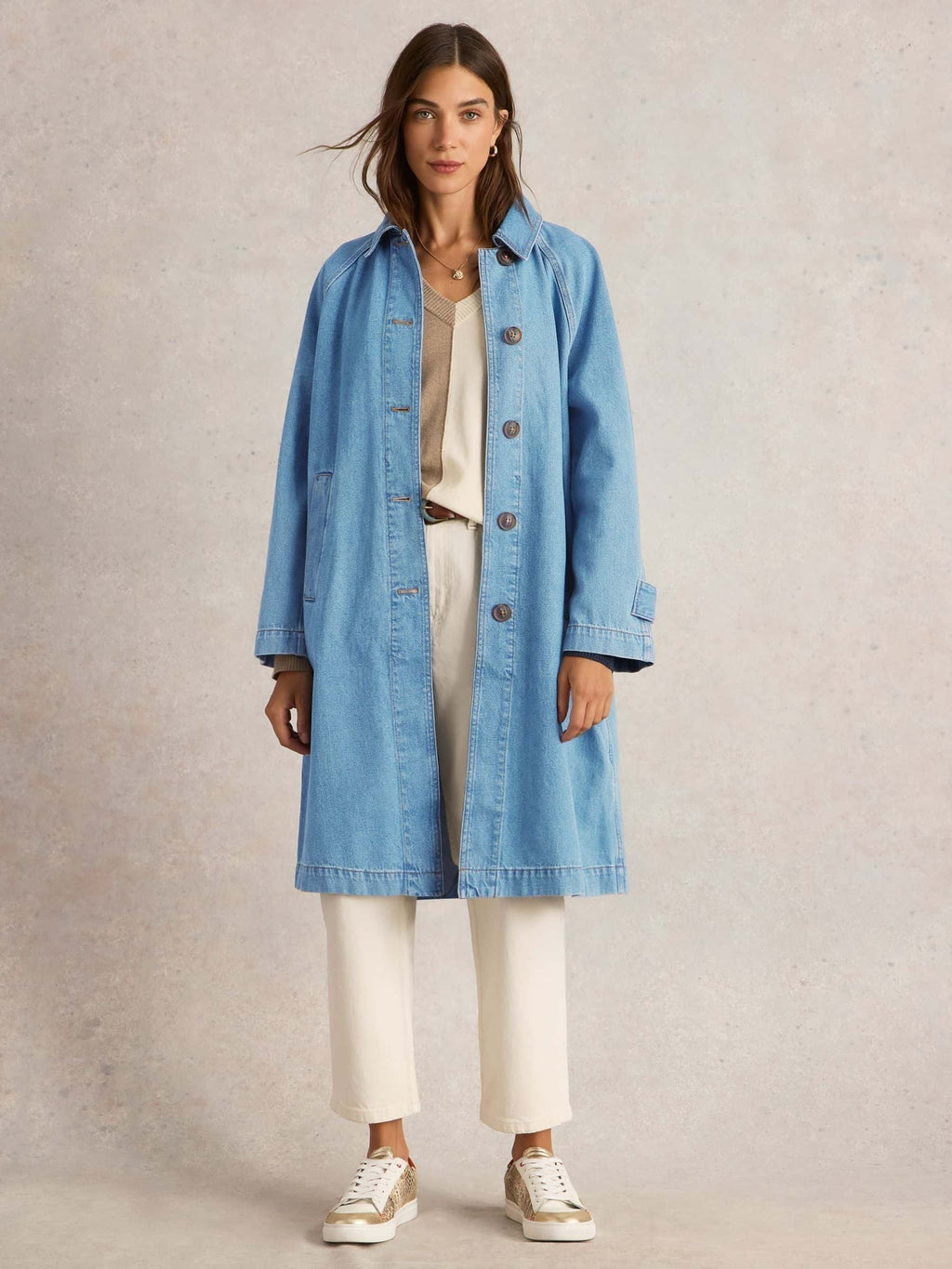 Women's Blue Oakleigh Denim Coat