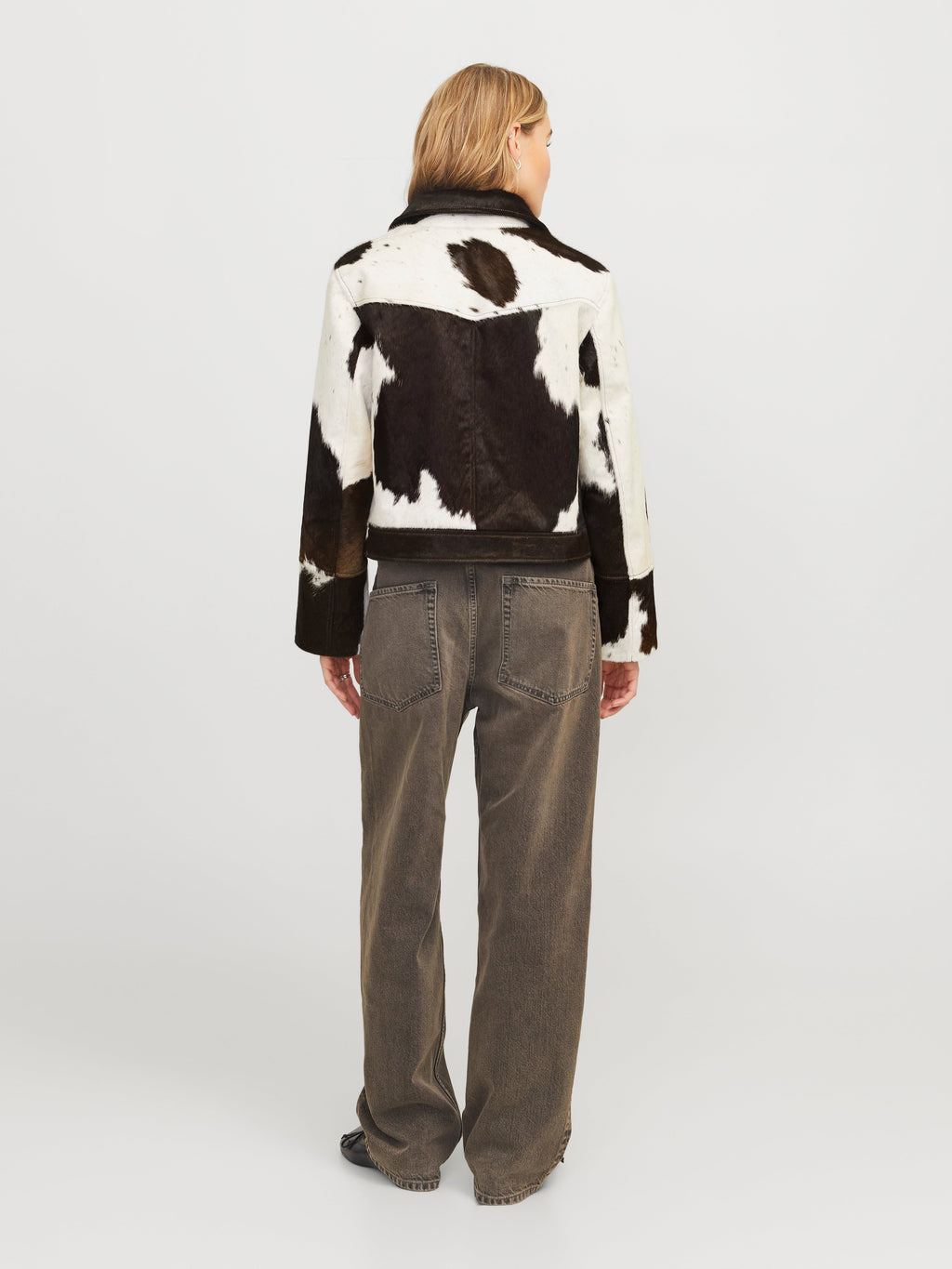 Women's Brown Cow Hide Leather Jacket