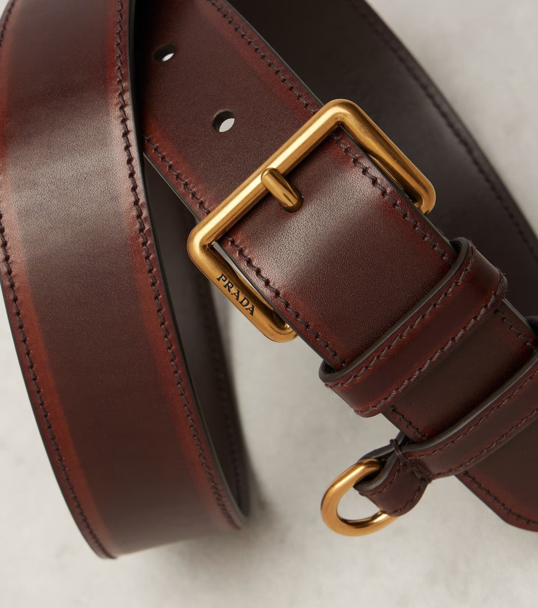 Women's Brown Leather Belt