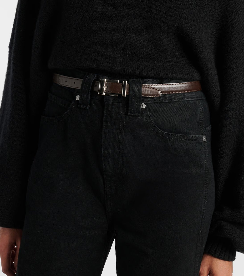 Women's Brown Manhattan Leather Belt