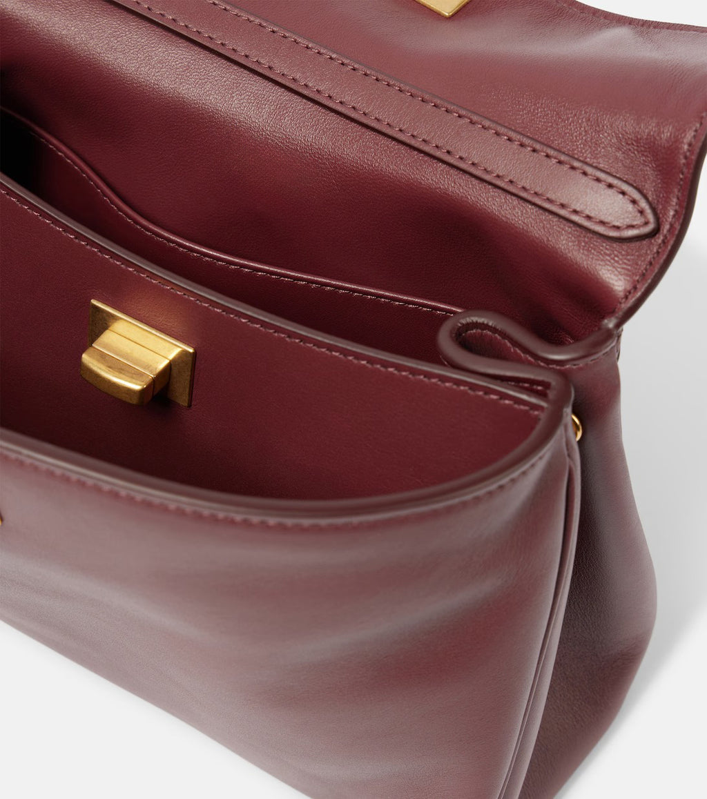 Women's Brown Rodeo Mini Leather Tote Purse