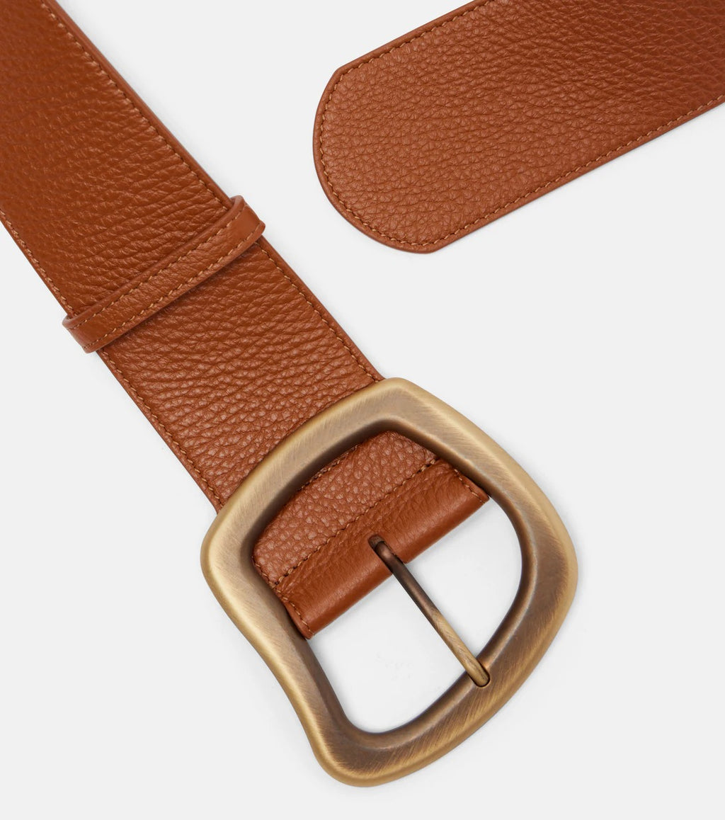Women's Brown Simone Leather Belt