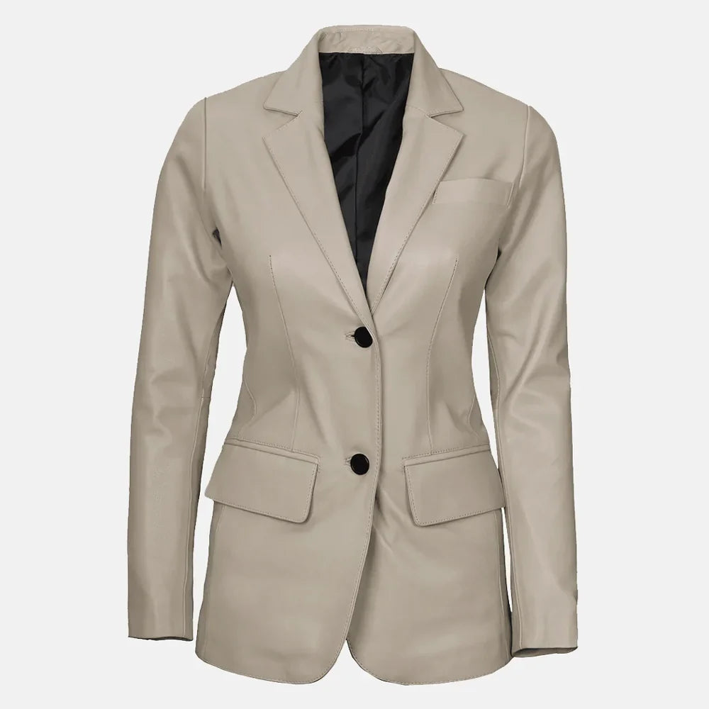 Women's Cassia Comet Leather Blazer