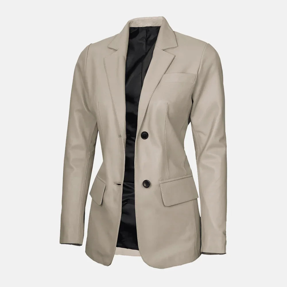 Cassia Comet Lederblazer für Damen