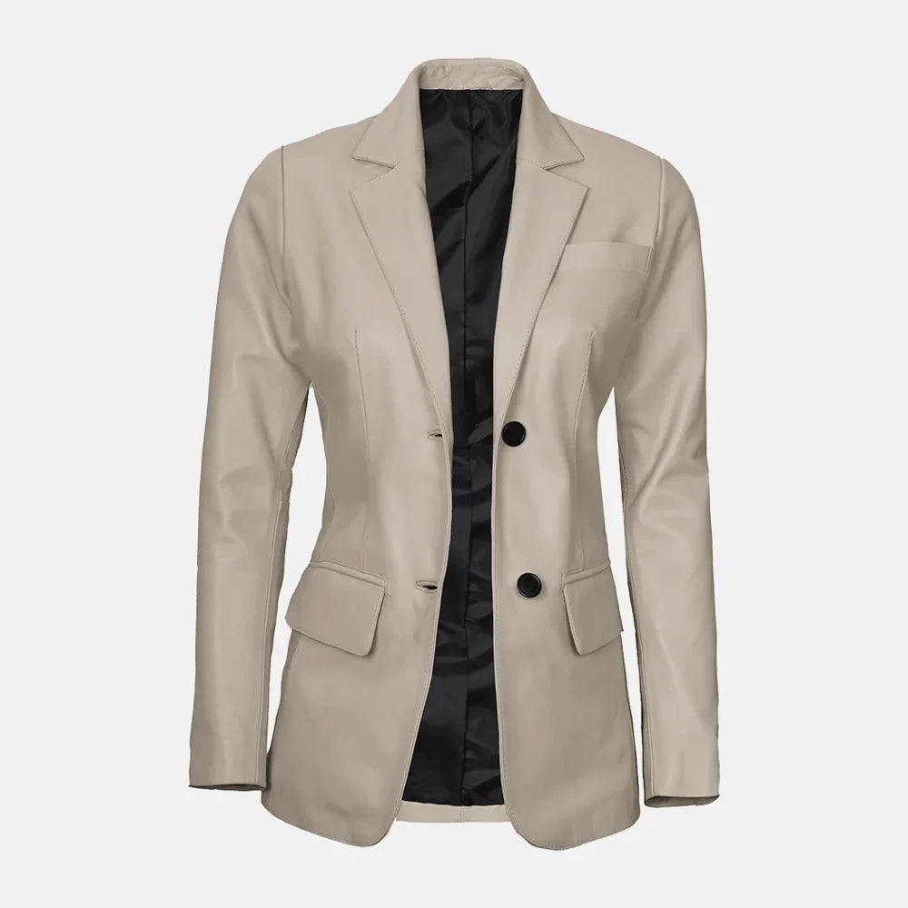 Cassia Comet Lederblazer für Damen