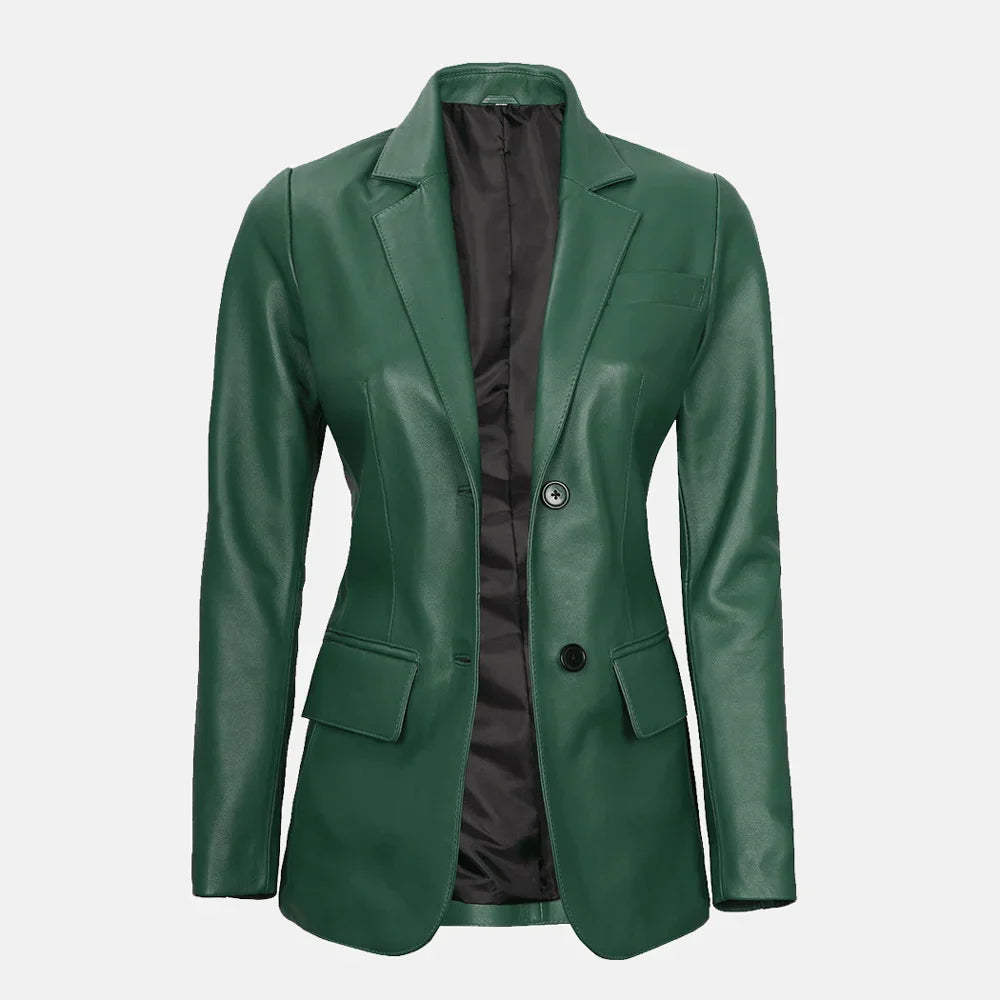 Cassia Comet Lederblazer für Damen