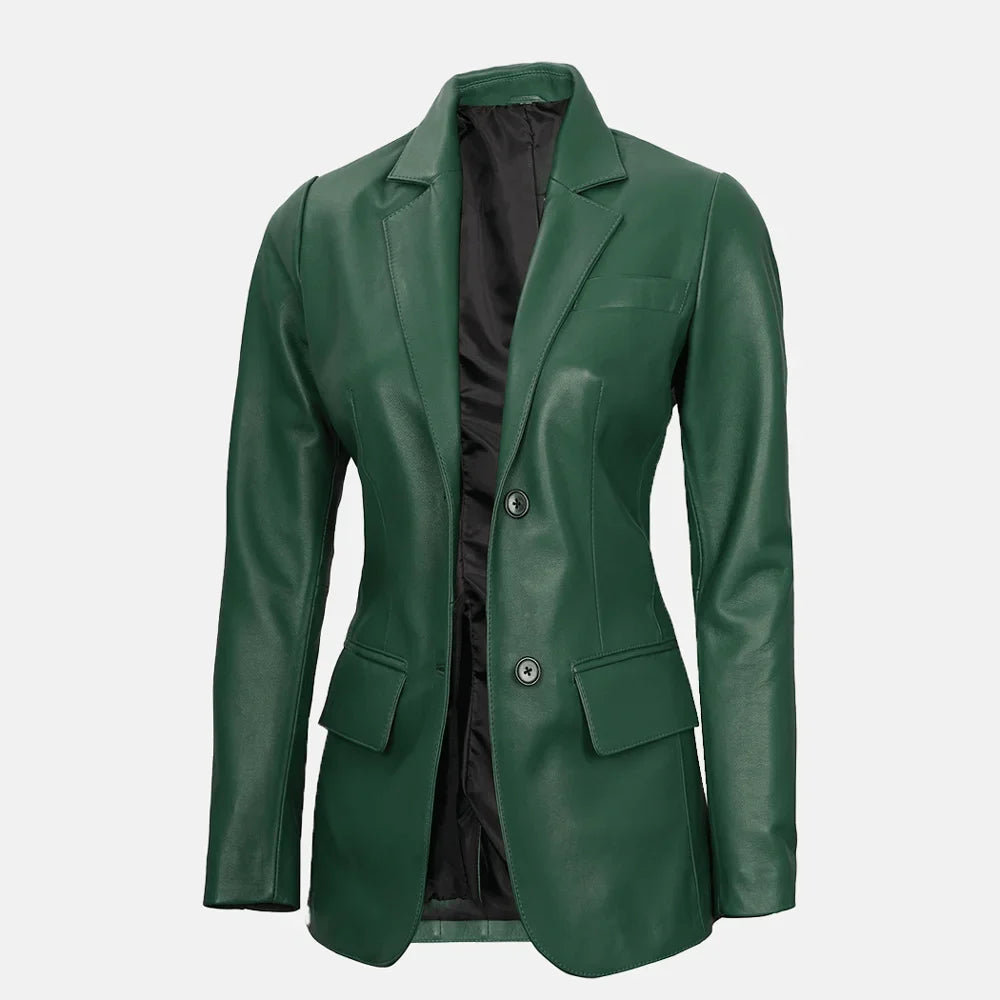 Cassia Comet Lederblazer für Damen
