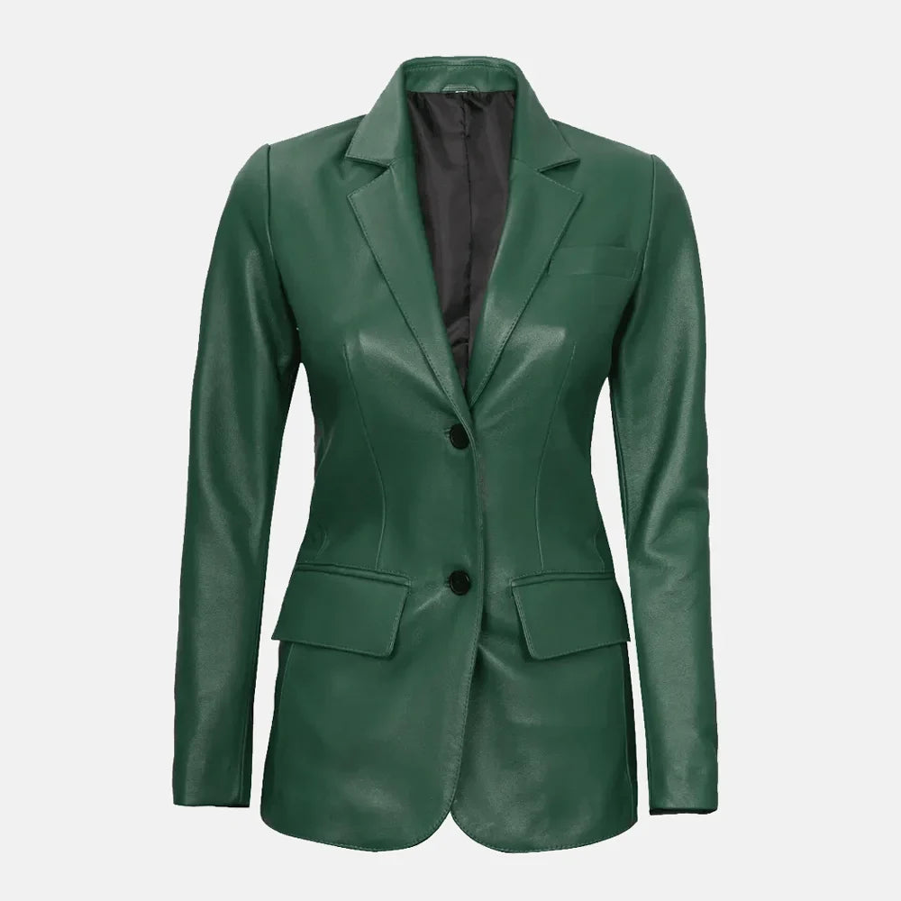 Women's Cassia Comet Leather Blazer