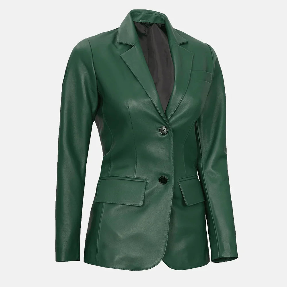 Cassia Comet Lederblazer für Damen