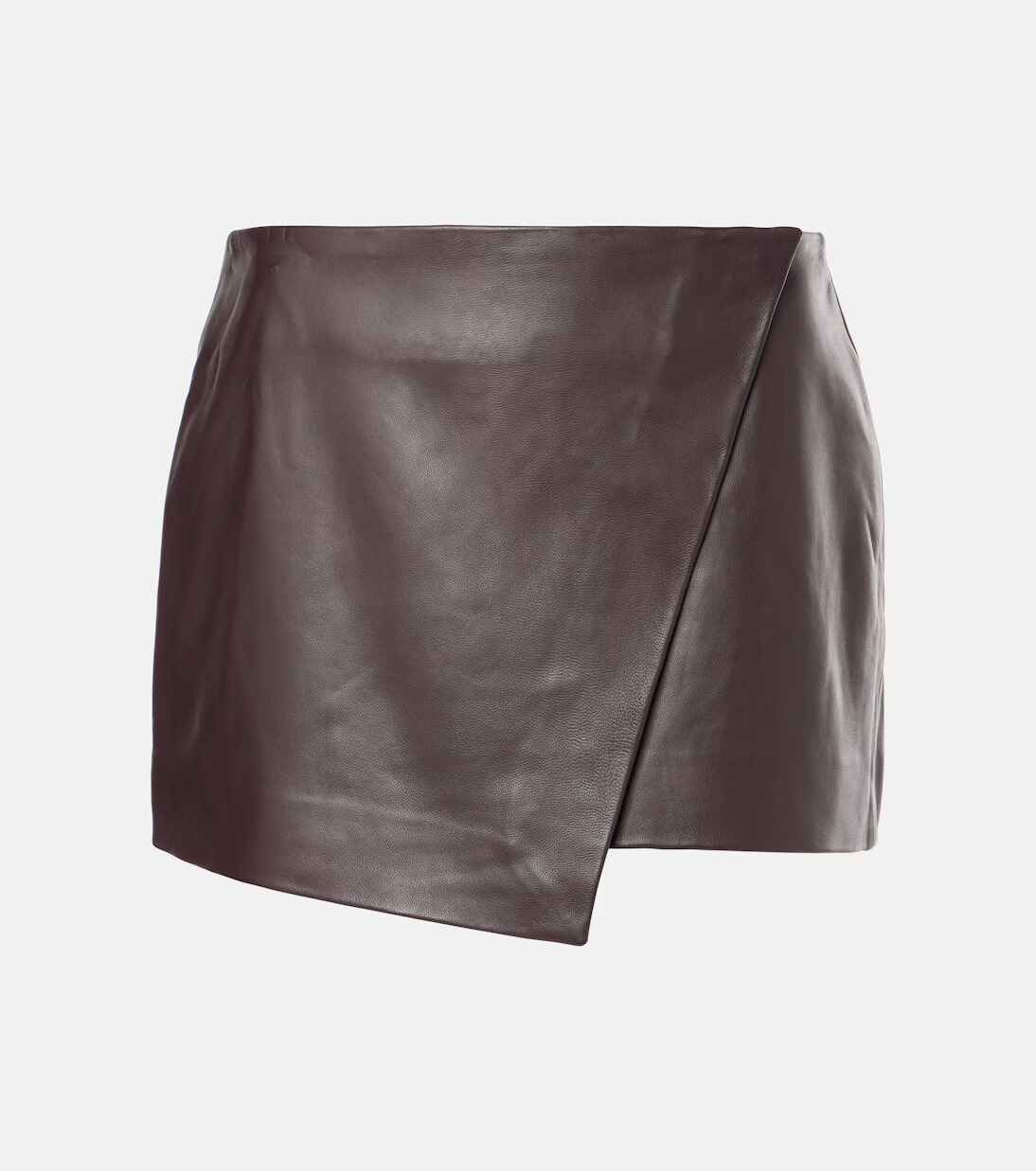 Women's Cleo wrap Leather Skirt